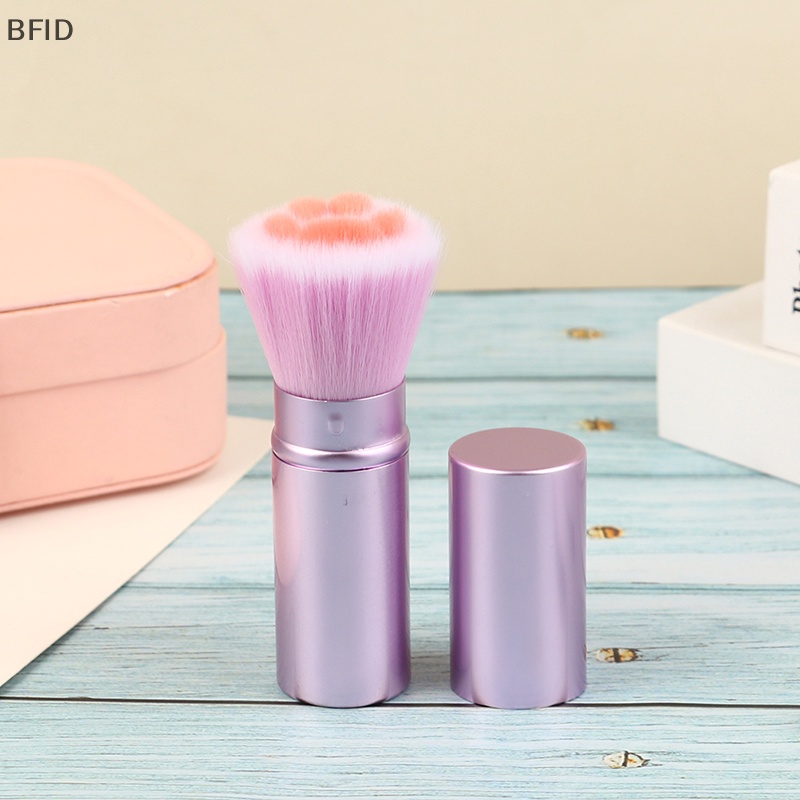 [BFID] 1pc Sikat Ditarik Foundation Bedak Travel Brush Sikat Lembut Alat Kecantikan [ID]