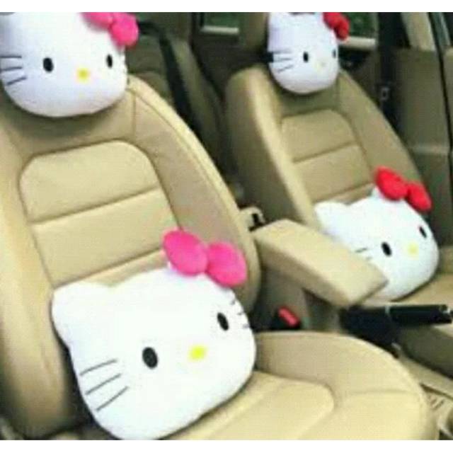 Bantal mobil hello kitty