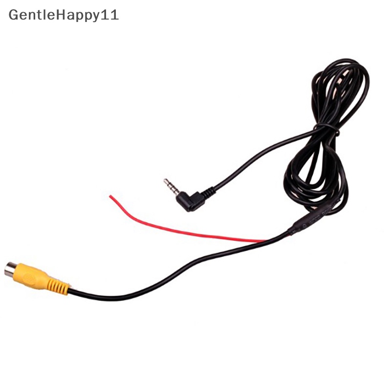 Gentlehappy 1Pc Kabel RCA Ke 2.5mm AV IN Converter Untuk Kamera Parkir Mundur Tampilan Belakang Mobil id