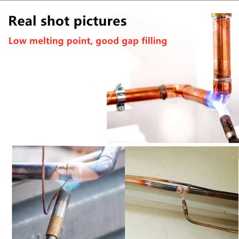 10pcs Kawat Las Tembaga Kulkas Ac Special Welding for Copper 1.5 mm x 50 cm 10 PCS