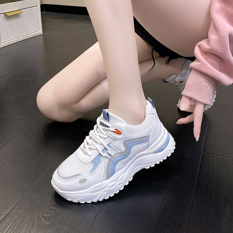 GRATIS BOX HS - 0294 Sepatu Sneakers Casual Wanita Fashion Shoes