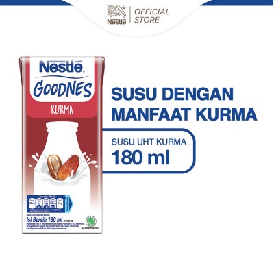 

Nestle Goodnes Susu UHT Kurma 180 ml x 4 pcs