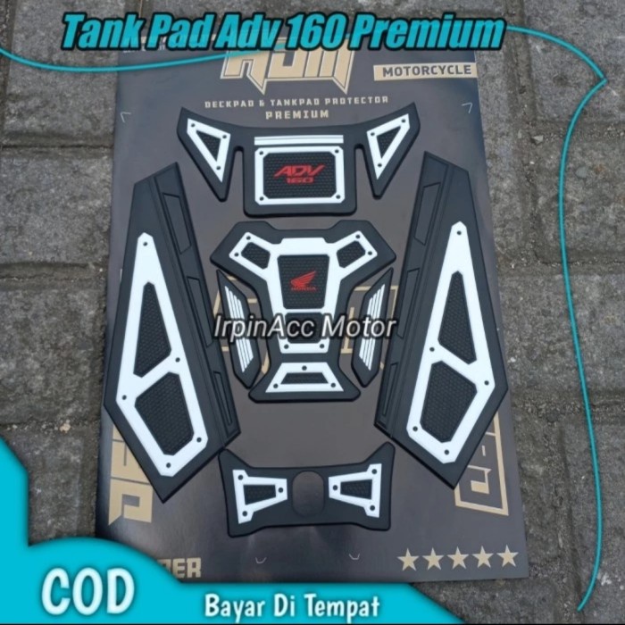 Tankpad Honda ADV 160 2022 Tank pad rubber timbul Honda ADV 160 2022 - Putih TERMURAH