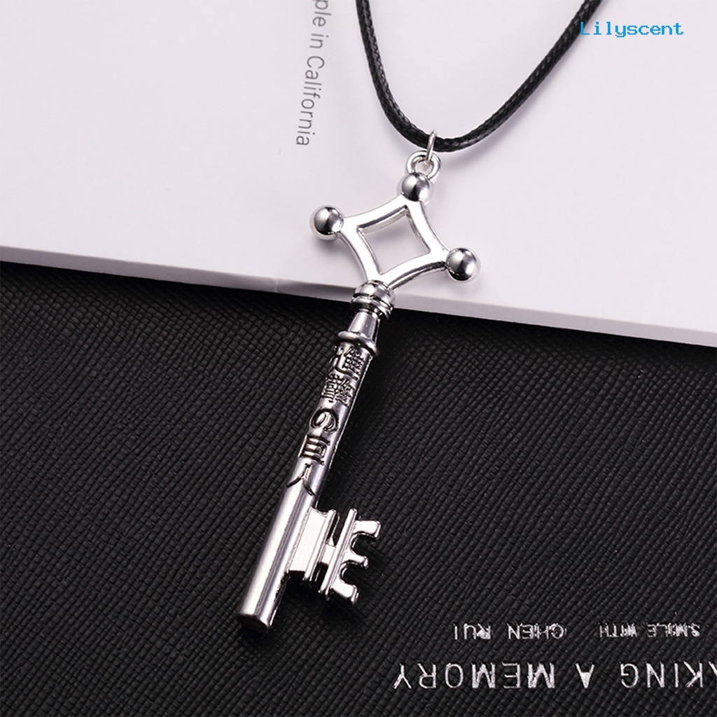 [LS]Kalung Anime Attack on Titan Eren Desain Aksesoris Menarik Fashion Unisex Rantai Klavikula Untuk Kehidupan Sehari-Hari