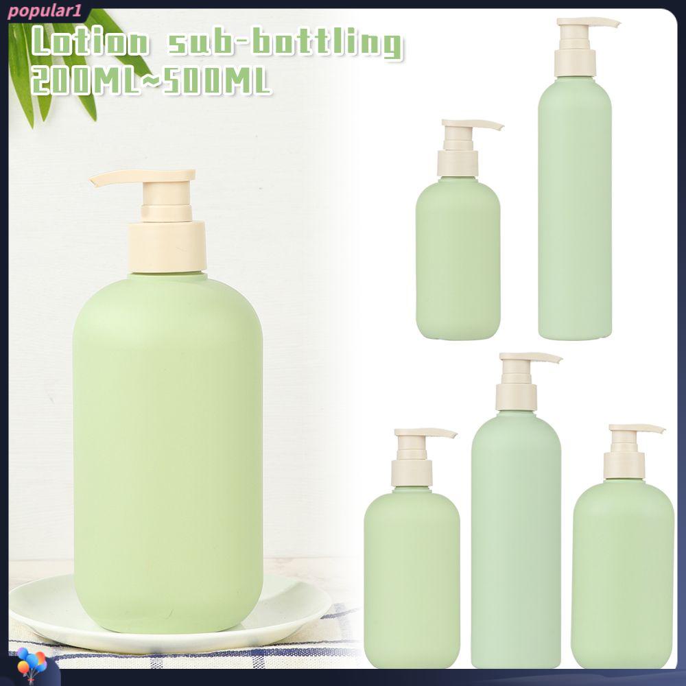 POPULAR Populer 200ML~500ML Dispenser Sabun Berbusa Travel Botol Bulat Tahan Karat Shampoo Shower Gel