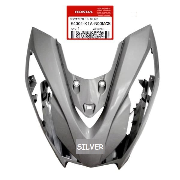 COVER KAPER TAMENG LAMPU DEPAN BEAT BIT LED DAN STRET STREET STRIT 2020 2021 2022 SILVER .64301K1AN0