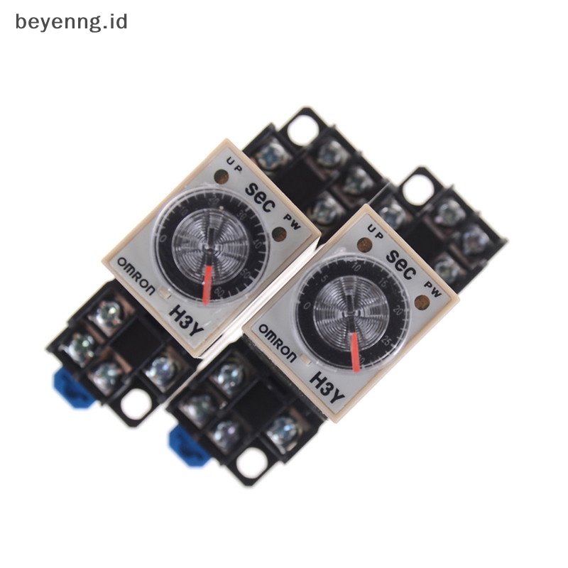 Beyen 220V H3Y-2 Power On Time Relay Delay Timer 0-30s/60s DPDT &amp; Base Socket ID