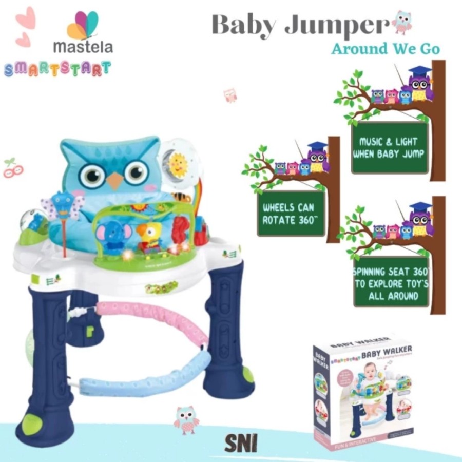 Mastela - Baby Jumper Around We Go and Baby Walker