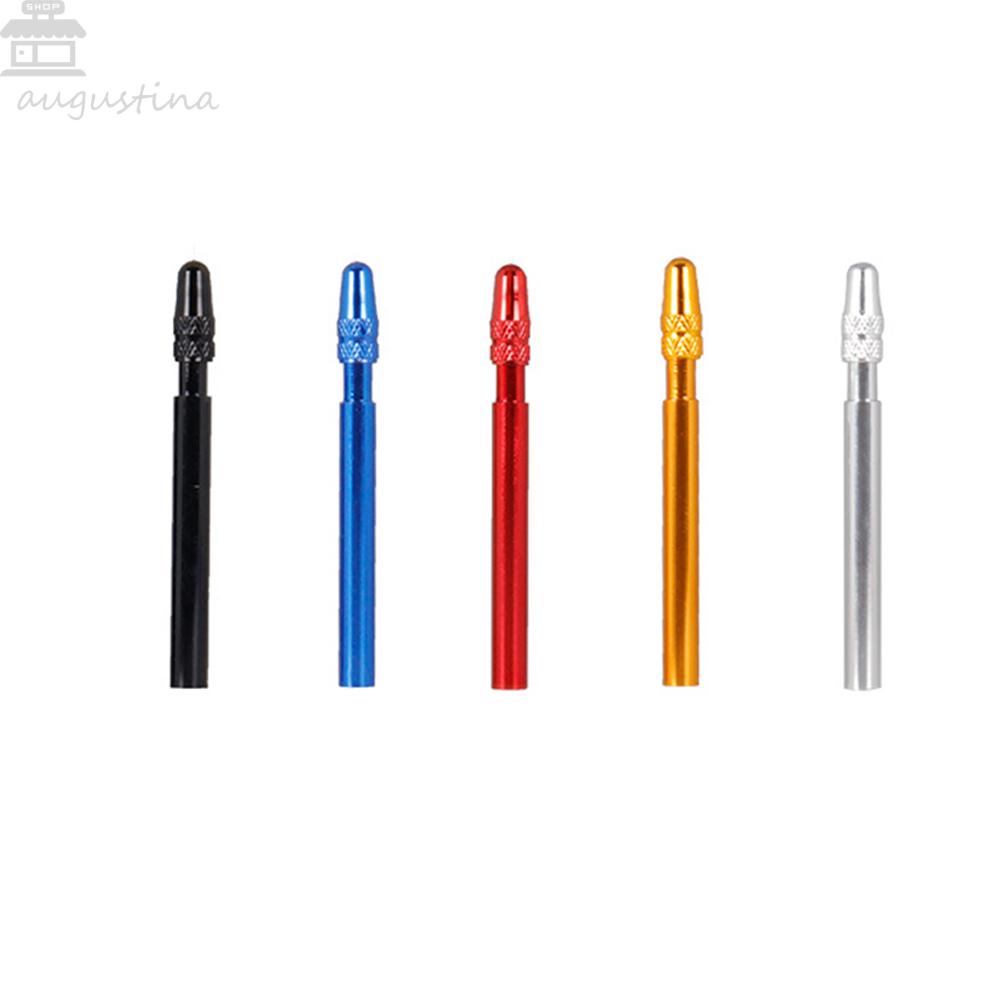 AUGUSTINA Valve Extender Sepeda Jalan 50mm 60mm Anodized CNC Aluminium Alloy F/V Valve Extension