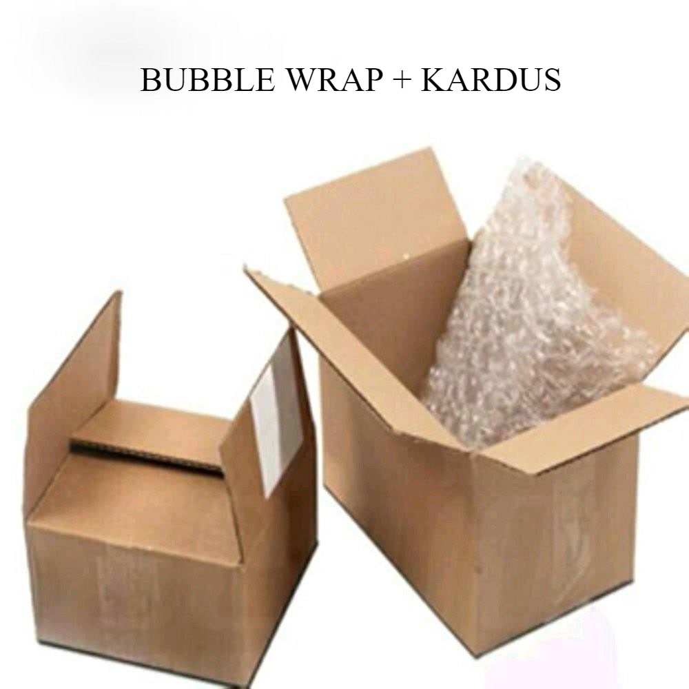 

EXTRA BUBLE WRAP TAMBAHAN PACKING (BUBBLE WRAP + KARDUS)