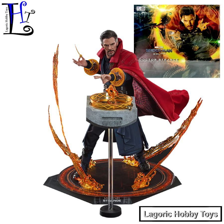 Hot Toys MMS629 Doctor Strange Spiderman no Way Home Mainan Figure