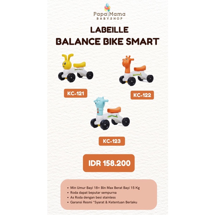 LABEILLE BALANCE BIKE SMART Sepeda Anak