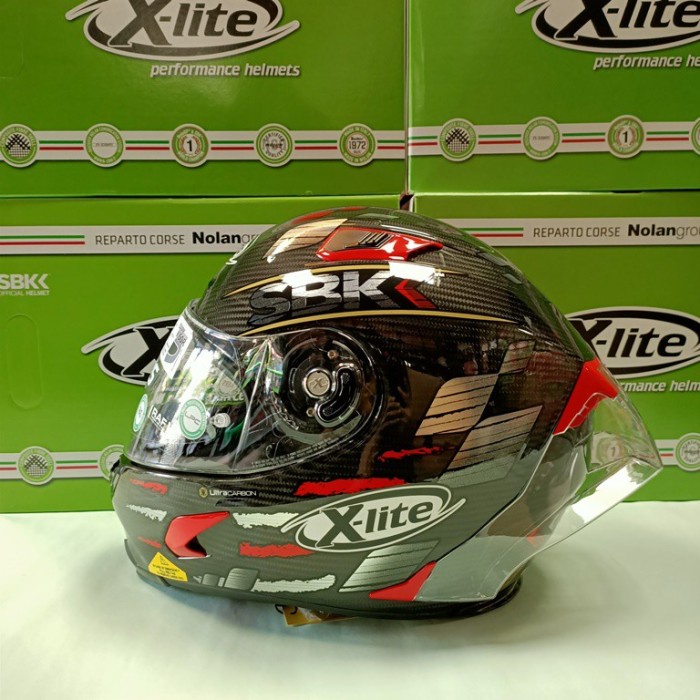 Helm Full Face X-Lite XLite X803RS X-803RS Ultra Carbon SBK