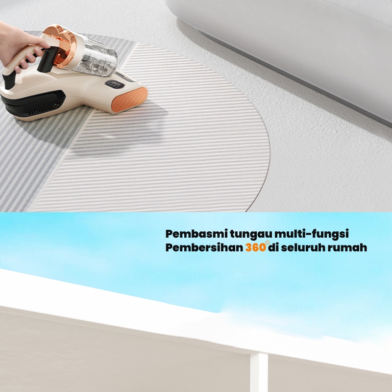 Uwant MT100 dust mite detektor tungau debu cangkir ganda mite vacuum cleaner