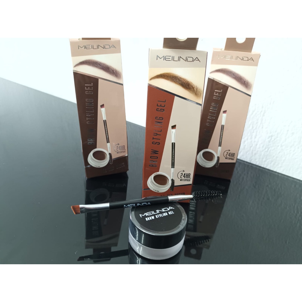 Meilinda Brow Styling Gel / Meilinda Pomade / Pomade alis Meilinda