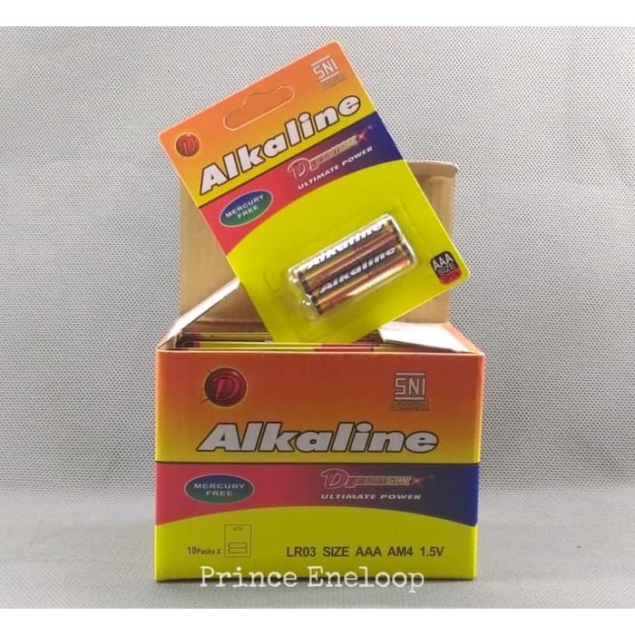 [ DBI ] [ CBN Baterai Dynamax Alkaline Power bterai AAA alkaline kuning isi 2pcs Bisa COD Bayar di tempat