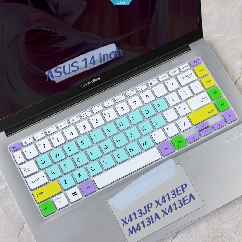 Cover Film Keyboard Silikon Laptop Untuk 2020 X413JP X413EP M413IA X413EA 14/14s Tahan Air Dan Tahan Lembab Film Pelindung Cakupan Penuh ASUS 14inch [ZK]