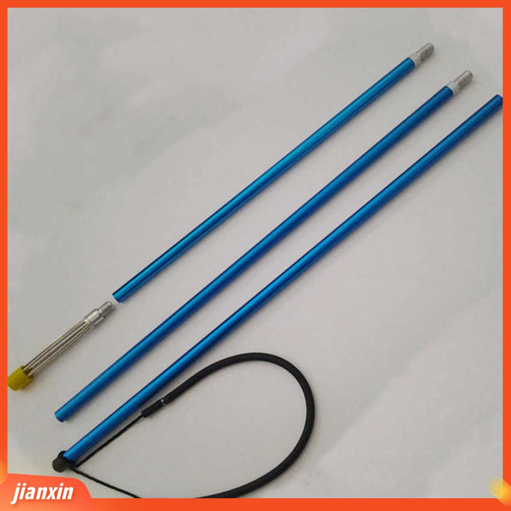 (In Stock) Portabel Dapat Dilepas Paduan Aluminium 3-piece Ikan Harpoon Gig Alat Pancing
