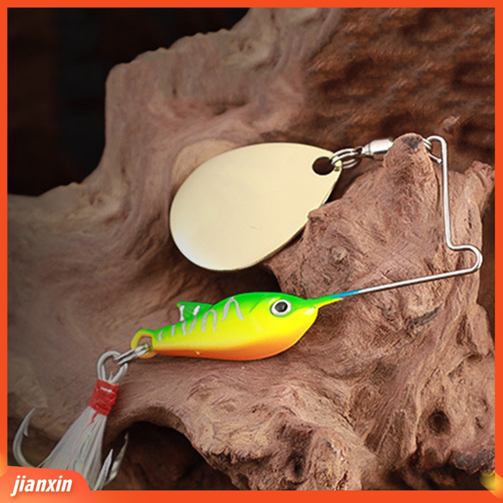 (In Stock) Umpan Umpan 3D Simulasi Fisheye Treble Hook Simulasi Payet Angling Komposit Logam Berputar Umpan Payet Memancing Luar Ruangan
