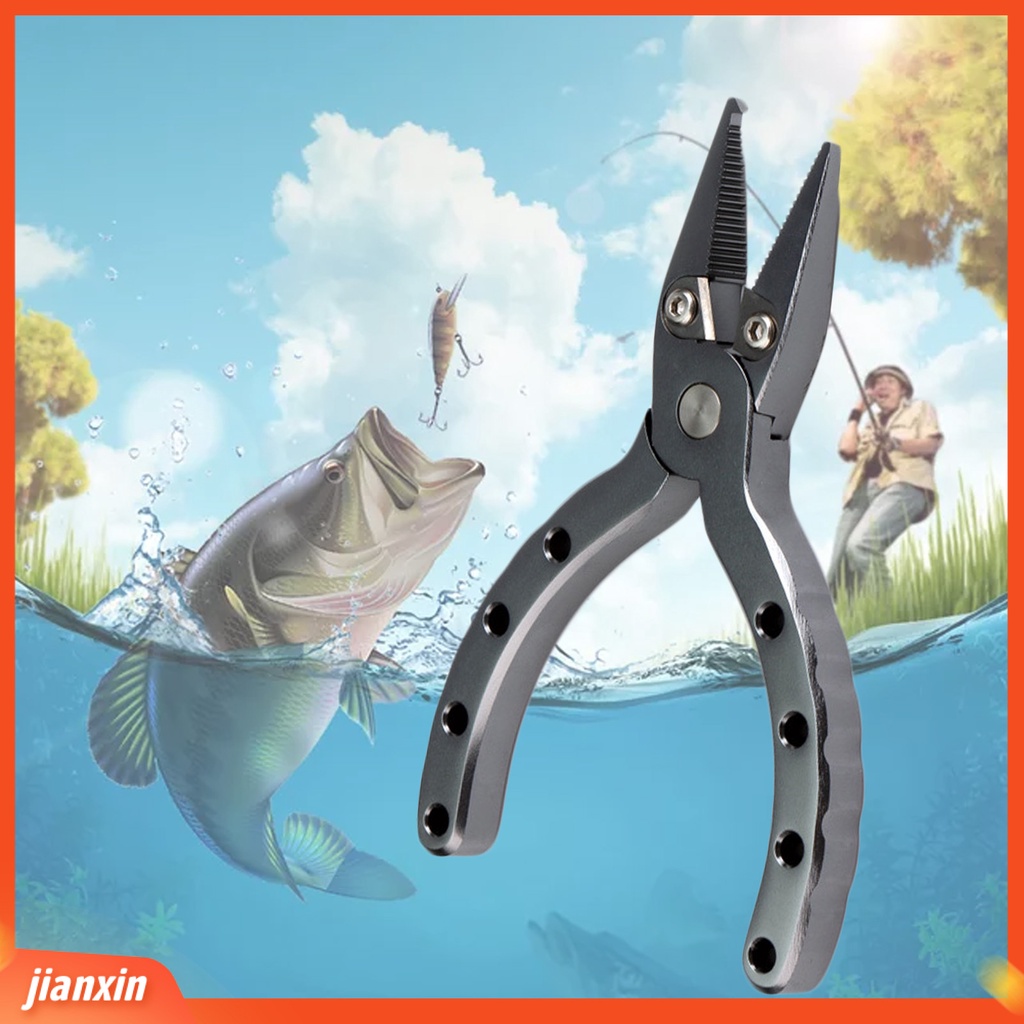 (In Stock) Portabel Aluminium Alloy Memancing Lure Tang Line Cutter Hook Remover Alat Ikan