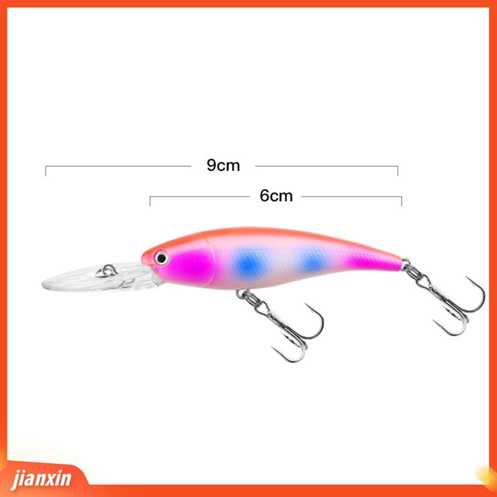 (In Stock) 9 cm Faux Bionic Lure Umpan Palsu Dengan Kait Tajam Fishhook Aksesoris Alat Pancing