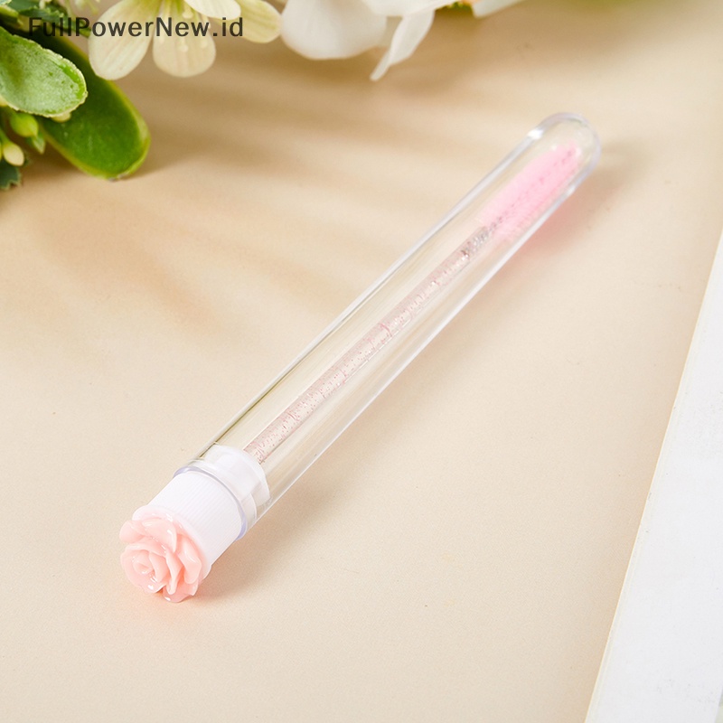 Power 5PCS Elash Extension Alat Sikat Alis Bulu Mata Maskara Wands Tube Reusable ID