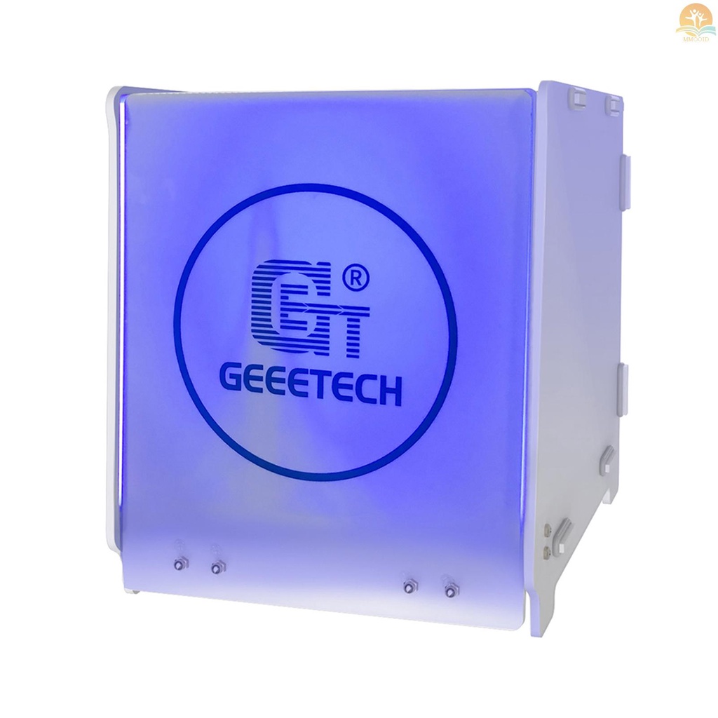 In Stock Geeetech UV Resin Curing Box Dengan360° Rotating Turntable UV Curing Light Station Machine Merata Curing Pengaturan Waktu Perlindungan Cerdas Untuk Resin 405nm Untuk Paling SLA