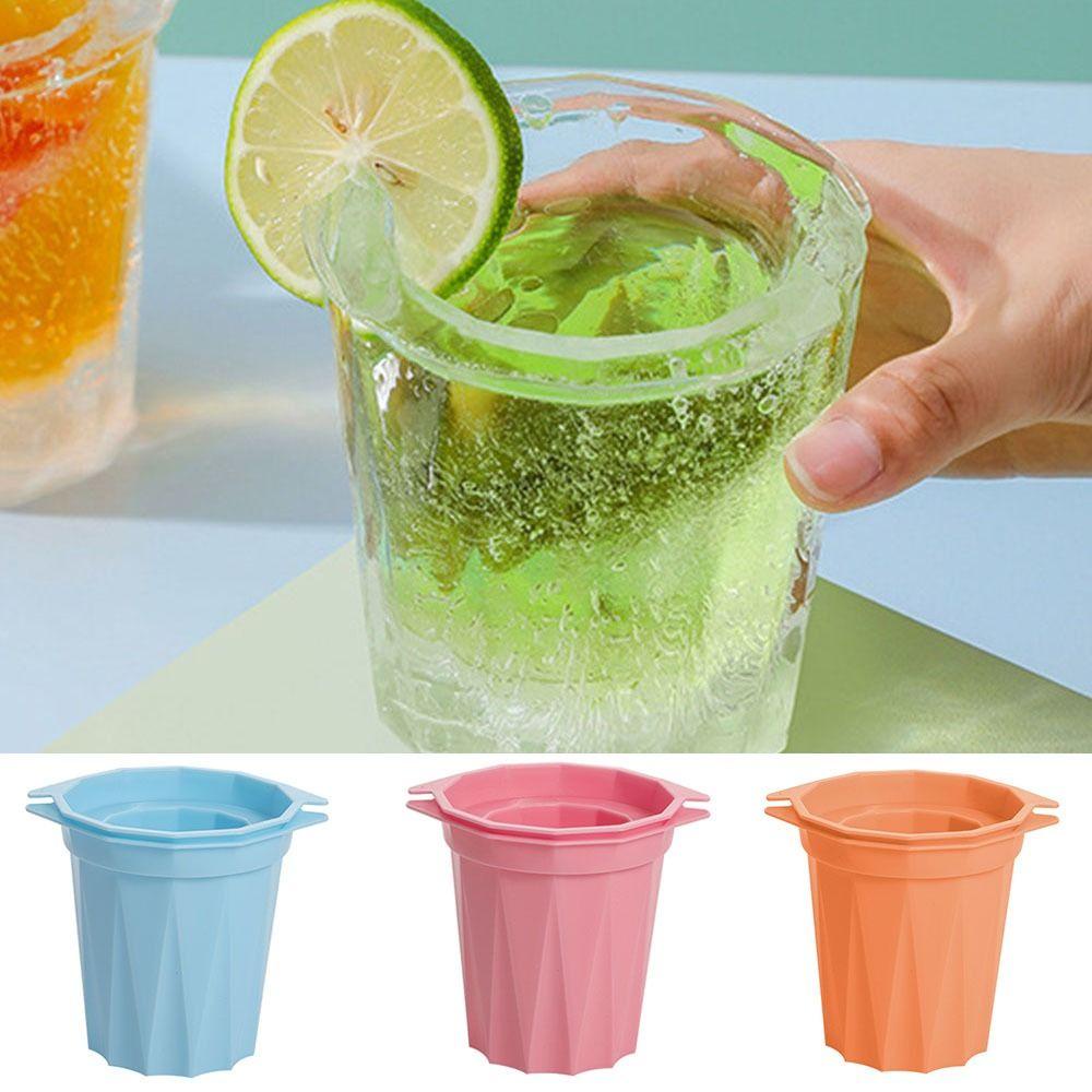 【 ELEGANT 】 Cetakan Es Cetakan Ice Cup Tebal Alat Minum Kokoh Cepat Multicolor Untuk Pesta