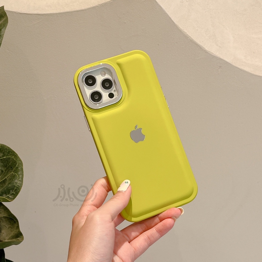 Casing Silikon Warna Permen Untuk Iphone14 12 11 13 Pro Max14 Plus Logo Silver Lucu Soft Casing iPhone Shockproof Cover