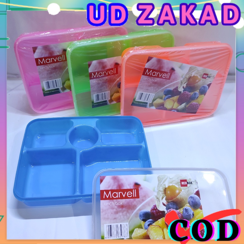 Lunch Box Anak MARVELL Kotak Bekal Tempat Bekal Kotak Makan Tempat Makan Anak Sekat Sekolah Nasi Ben