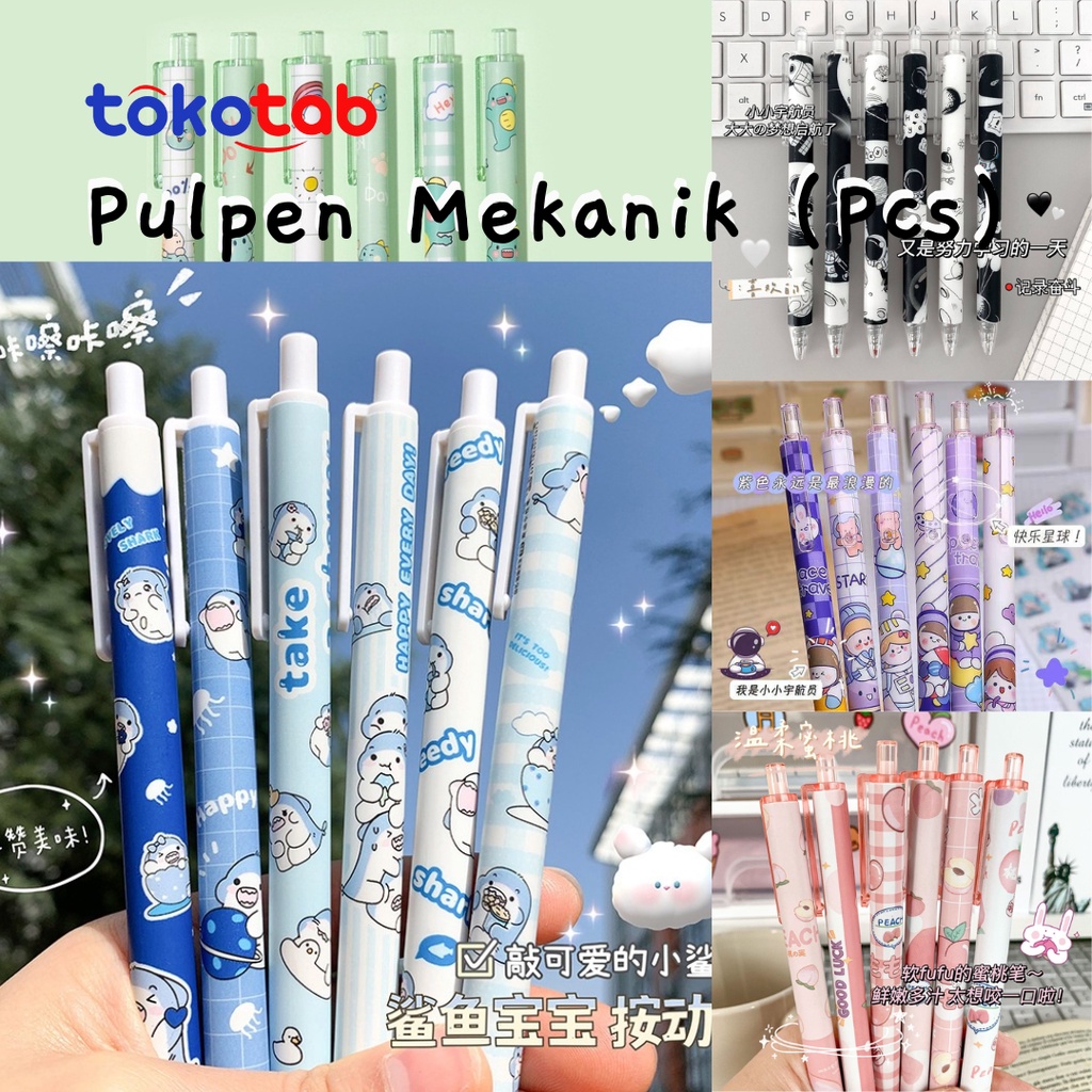 

Tokotab - Pulpen Gel Motif Lucu Pena Mekanik Kartun Bulpoin Mekanik