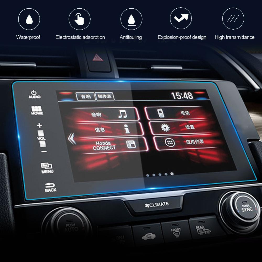 Openmall 7inch/9inch Navigasi GPS Mobil Definisi Tinggi Tempered Screen Dashboard Display Pelindung Cover Film Pelindung Interior Untuk Honda civic 2016-2022 H7P7