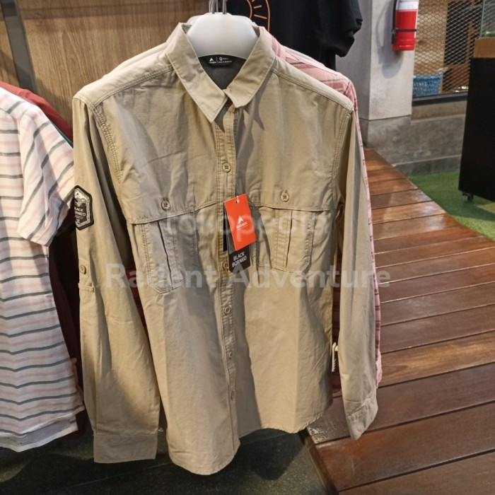 Kemeja Eiger Cewek AMBITION TROPIC WS BLACK BORNEO 91000 7305 Original