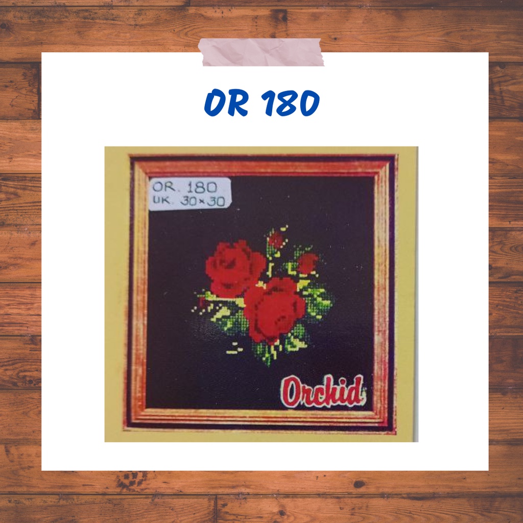 Kristik Kit Orchid OR 180 Bunga DIY