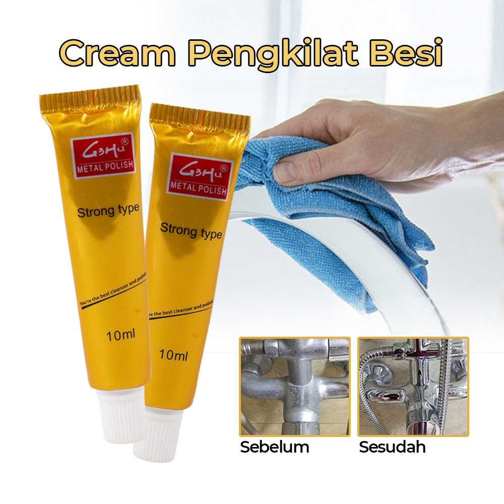

[H5] G3HU Cream Pengkilat Besi Stainless Steel Ceramic Polishing Paste 10ml - G-918