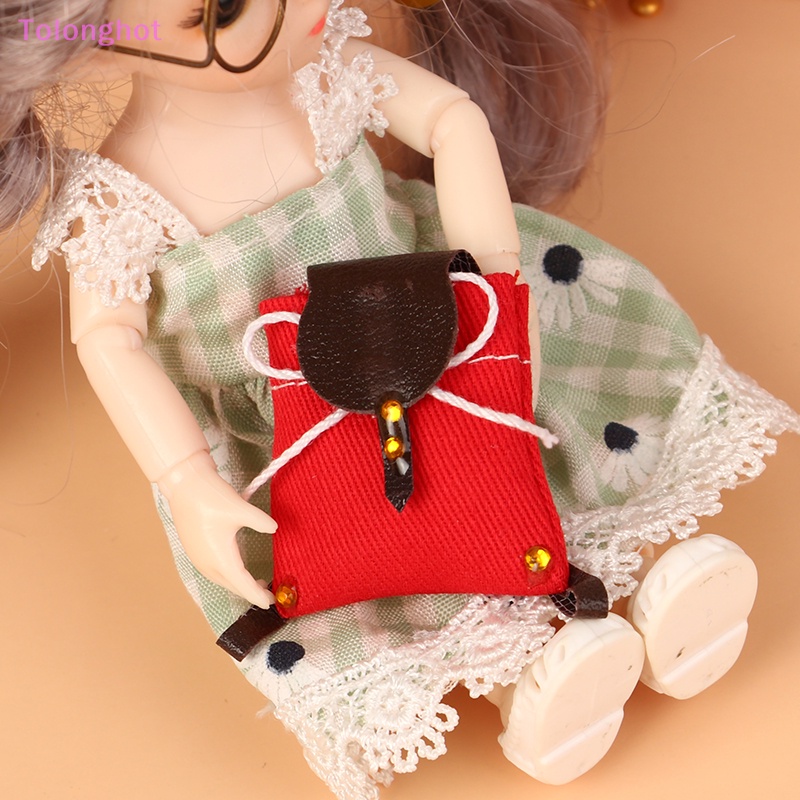 Tolonghot&gt;1:12rumah Boneka Miniatur Ransel Tas Sekolah Travel Case Boneka Dekorasi Aksesoris Anak Berpura-Pura Bermain Mainan Dengan Baik