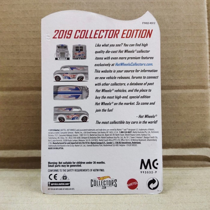 Hotwheels Mail In Dairy Delivery Zamac Edition 2019 Free Protector