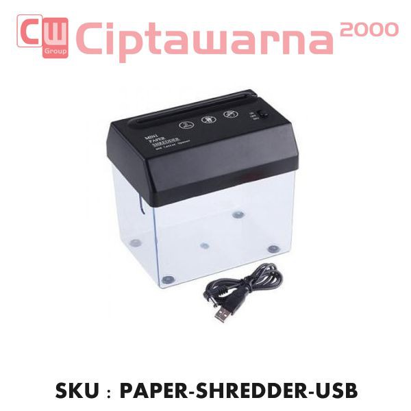 

Mini USB Paper Shredder with Letter Opener - SW501 Cw2