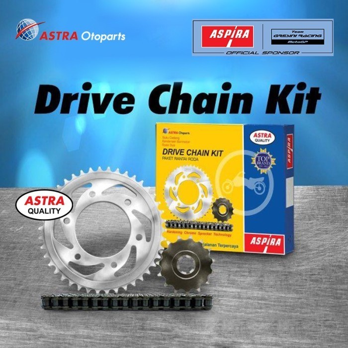 GIR SET / GEAR SET ASPIRA SUPRA X 125 FI NEW ( K41 )