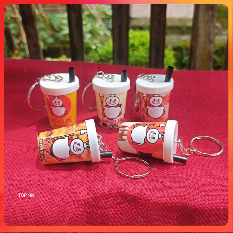 [MDP] GANTUNGAN KUNCI MINIATUR MIXUE BOBA CUP GANCI MAGNET KULKAS LUCU UNIK