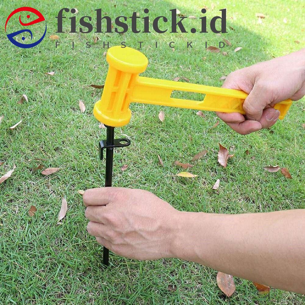 Fishstick Palu Plastik Ultra-Ringan Ultra Ringan Untuk Paku Tanah Tent Peg Hammer Untuk Camping Aksesoris Tenda Outdoor Tool Hammer Dengan Paku Puller