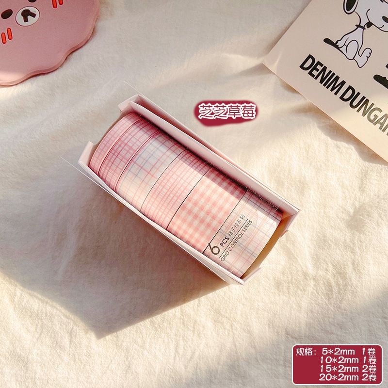 

6 pcs selotip / washi tape - pack hemat tahun berkualitas [thehanscorner] 3