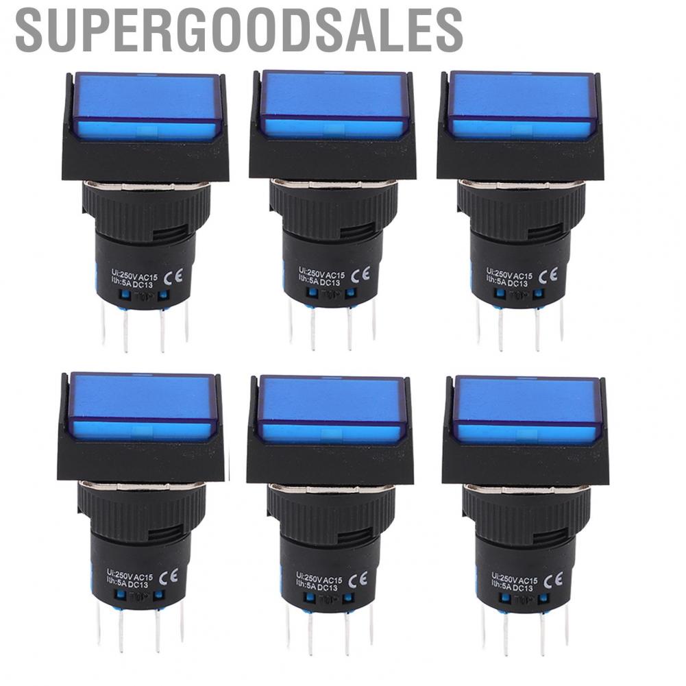 Supergoodsales Momentary Push Button  Switch Stable Performance 5A Operating Current for Electromagnetic Starters Circuits