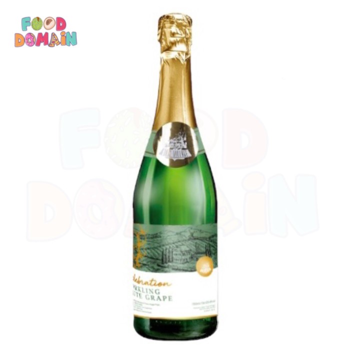 Star Village Sparkling White Grape Drink Non Alcohol - 750ml - Halal