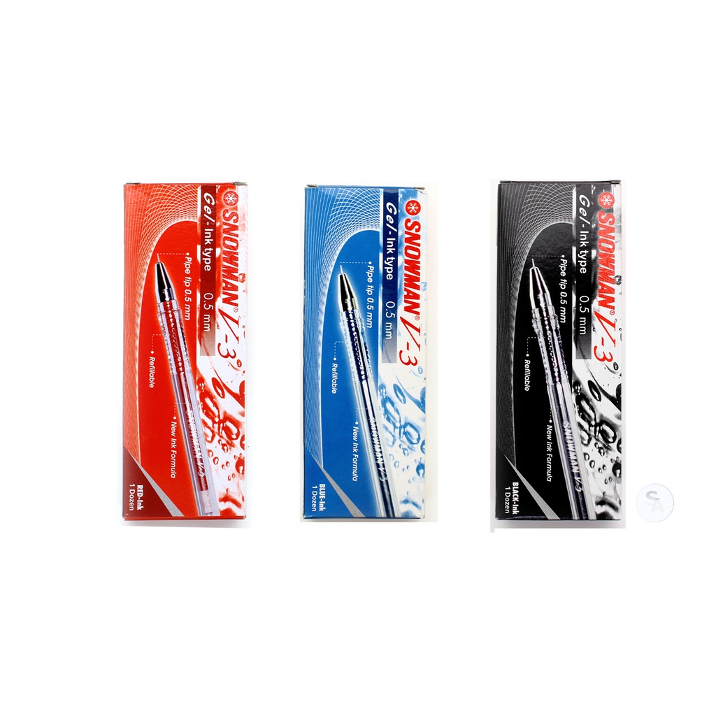 

SNOWMAN - Pulpen Gel Pen V3 Pen gel 0.5mm - Pcs