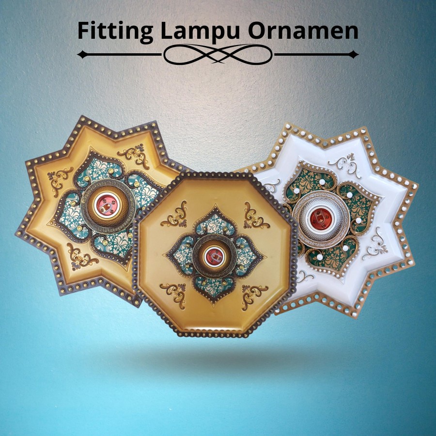 FITTING LAMPU VICON ORNAMEN / ORNAMEN LAMPU / FITTING LAMPU ORNAMEN