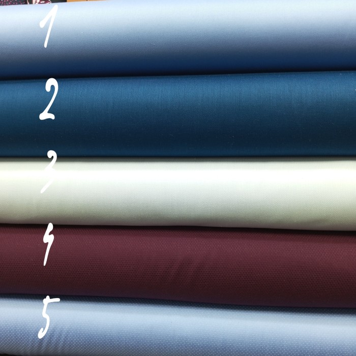 kain katun italy  garment bahan kemeja gamis dan koko - 1