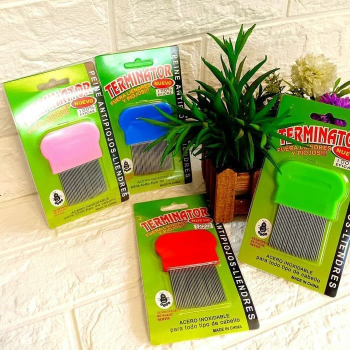 Sisir Serit Kutu Besi Pendek Sirkut Serit Kutu Ketombe Besi Logam Stainless