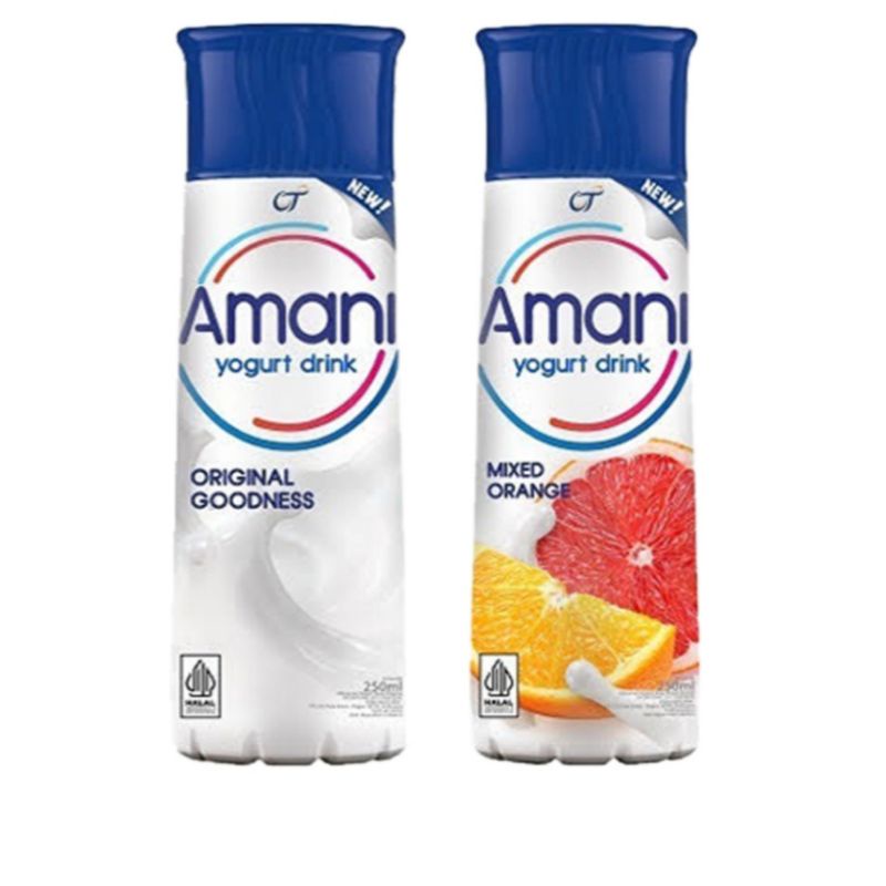 

(hanya instant) Amani Yogurt Drink Original Mixed Orange Pet 250 ml - Online Fresh Mart Denpasar