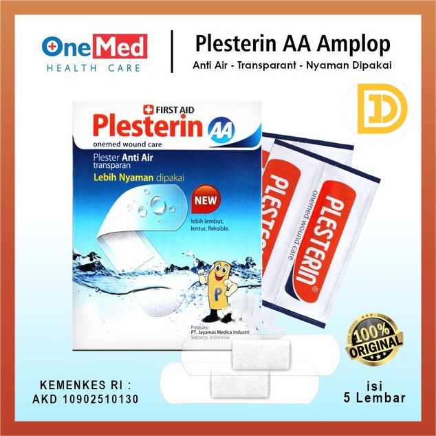 Plaster Luka Anti Air Transparan Plester Penutup Luka Anti Bakteri Waterproof